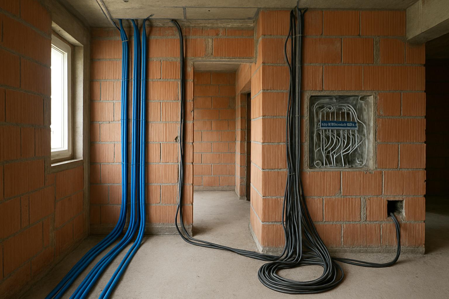 Jakie elementy domu najtrudniej zmienić po zakończeniu stanu surowego?. Instalacja elektryczna i teletechniczna: drogie są poprawki, gdy ściany są zamknięte