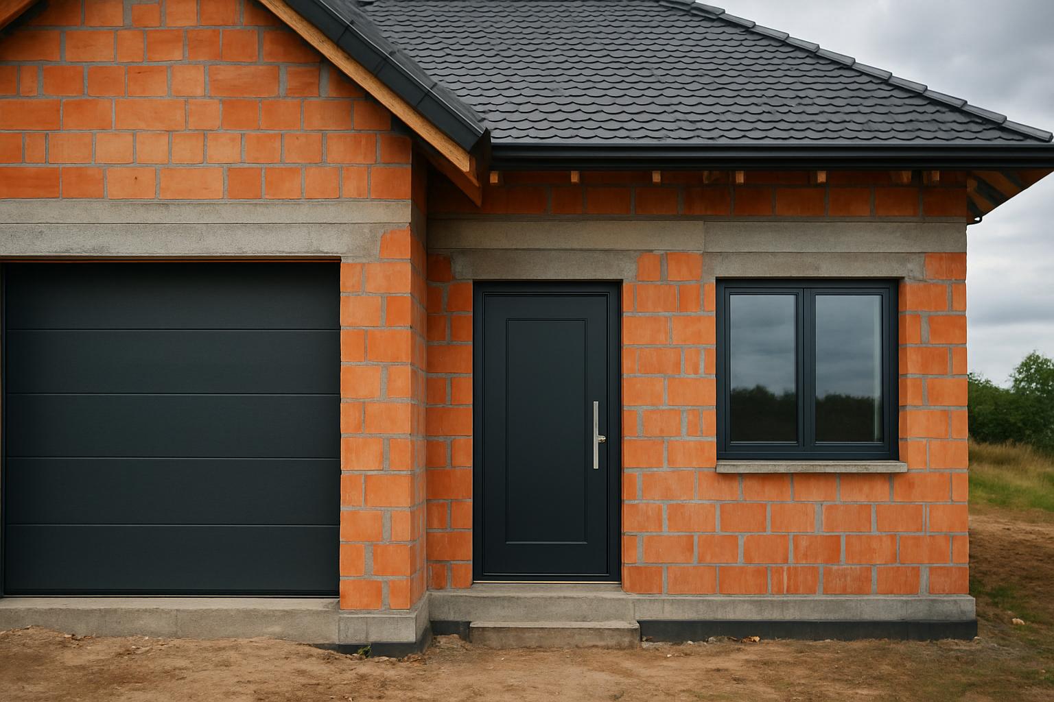 Jakie elementy domu najtrudniej zmienić po zakończeniu stanu surowego?. Drzwi, bramy i rozwiązania otworowe w ścianach zewnętrznych: to detale, które potrafią zemścić się kosztami