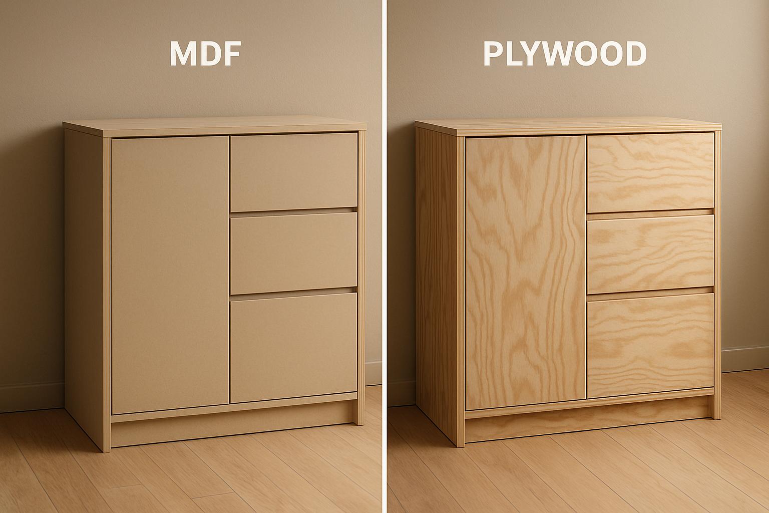 Meble na wymiar z płyty MDF vs sklejki – trwałość i koszty. Jak podejmować decyzje, by dom przetrwał pokolenia